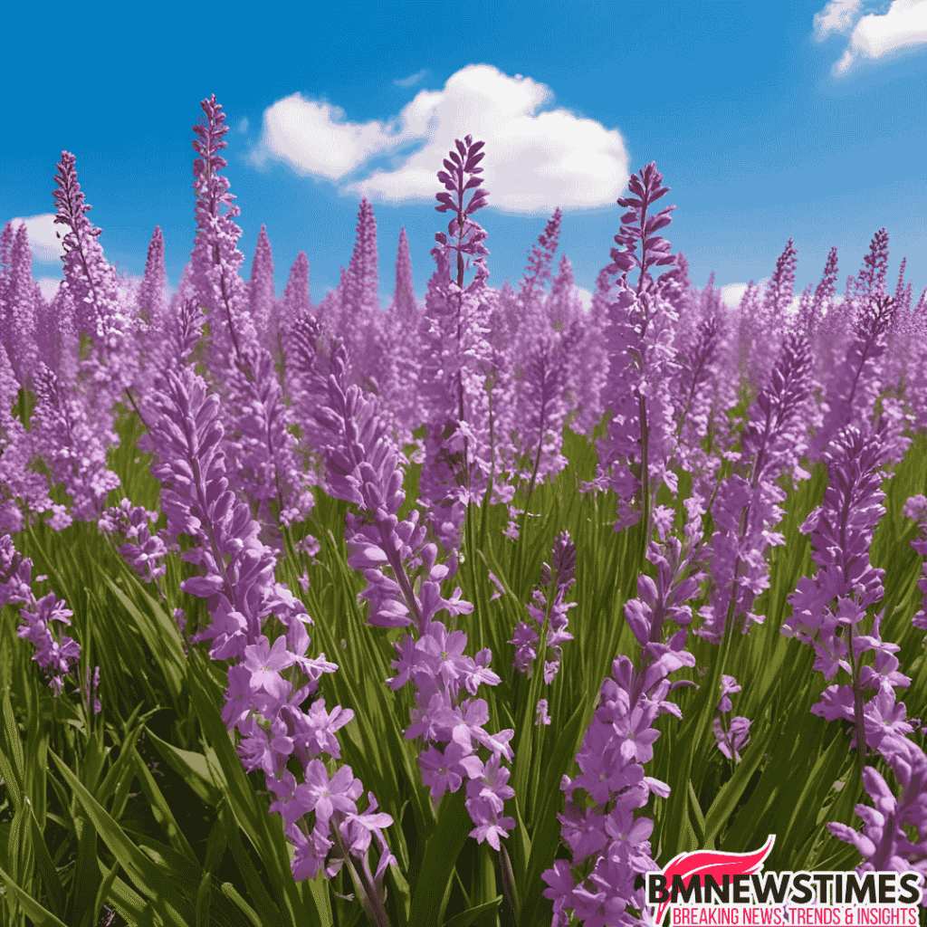 purple flowers
