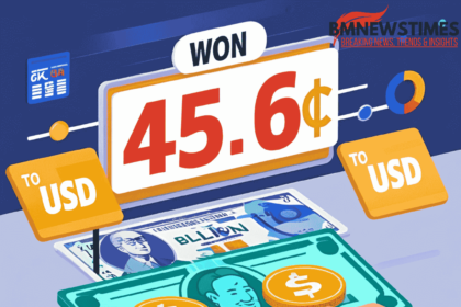 45.6 billion won to usd