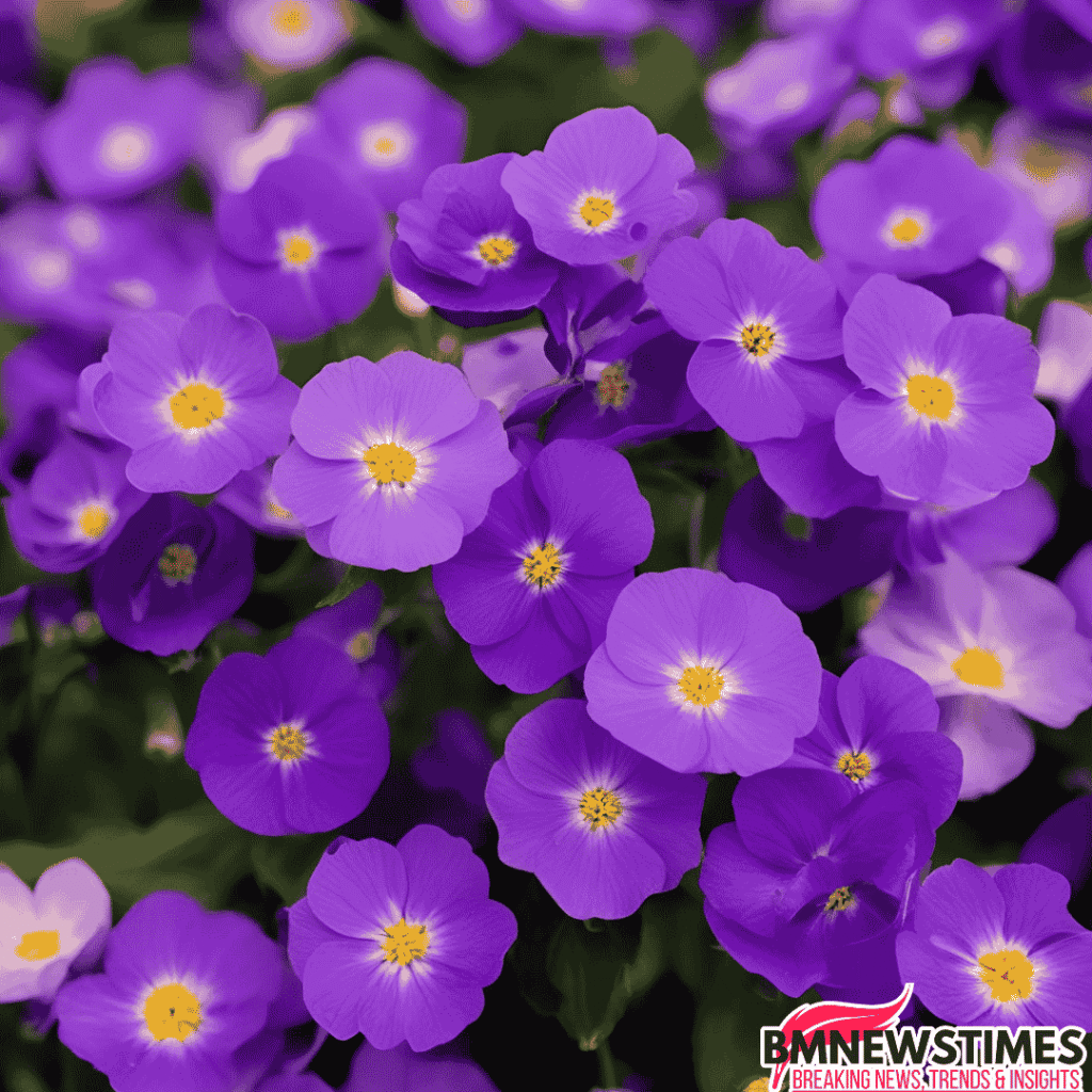 purple flowers