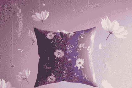 purple pillow
