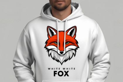 white fox hoodie